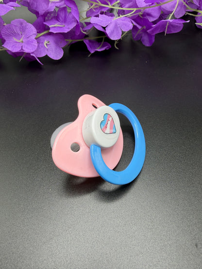 Trans Heart Adult Pacifier