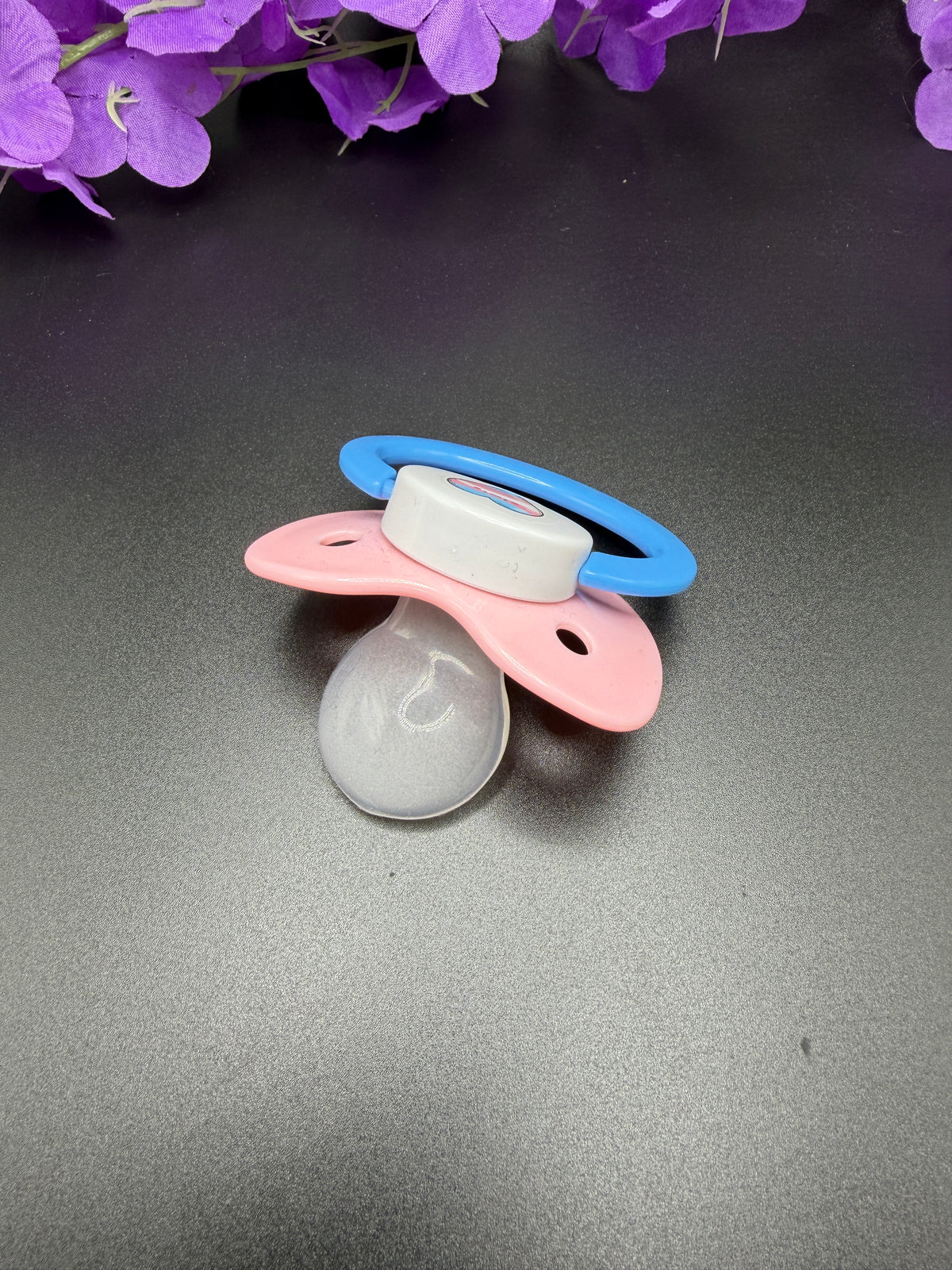 Trans Heart Adult Pacifier