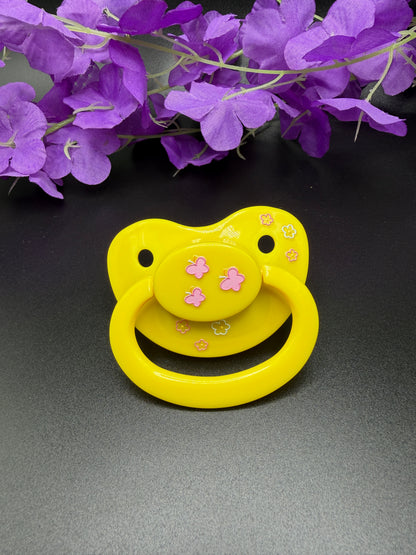 Glow In The Dark Adult Pacifier - Butterflies