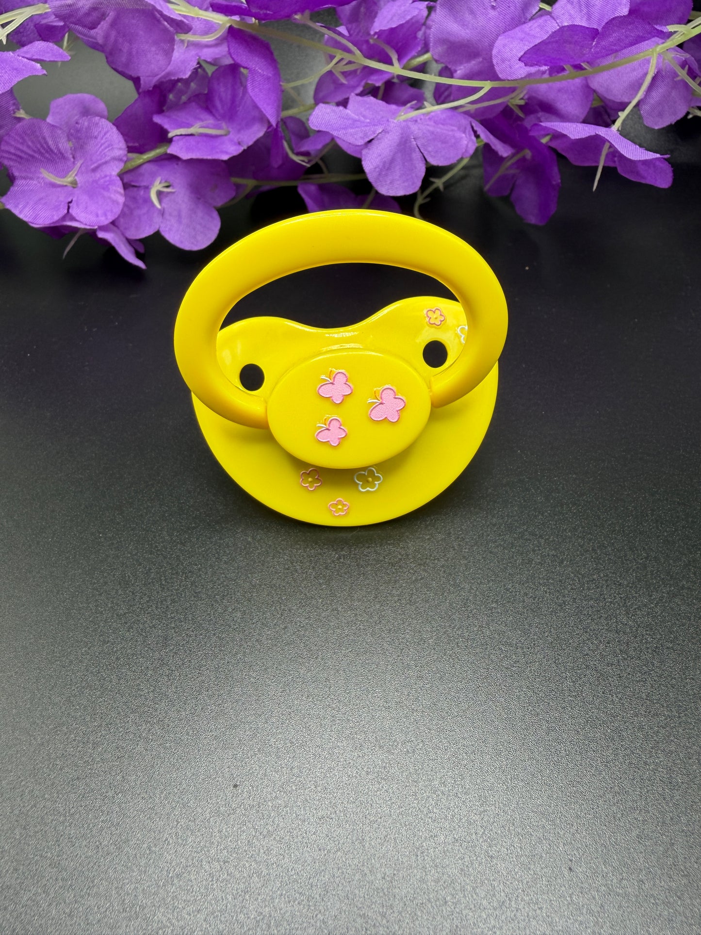 Glow In The Dark Adult Pacifier - Butterflies