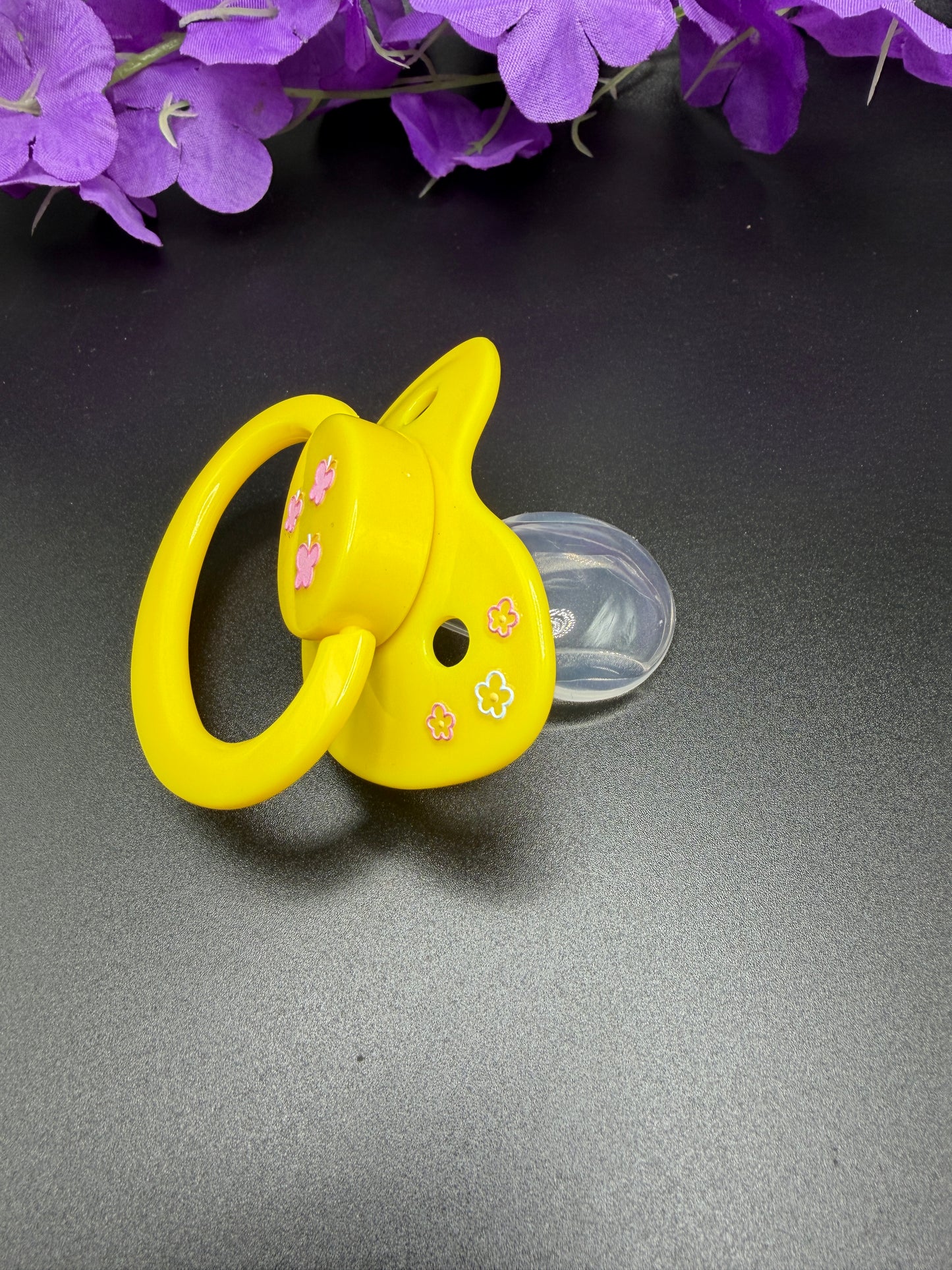 Glow In The Dark Adult Pacifier - Butterflies