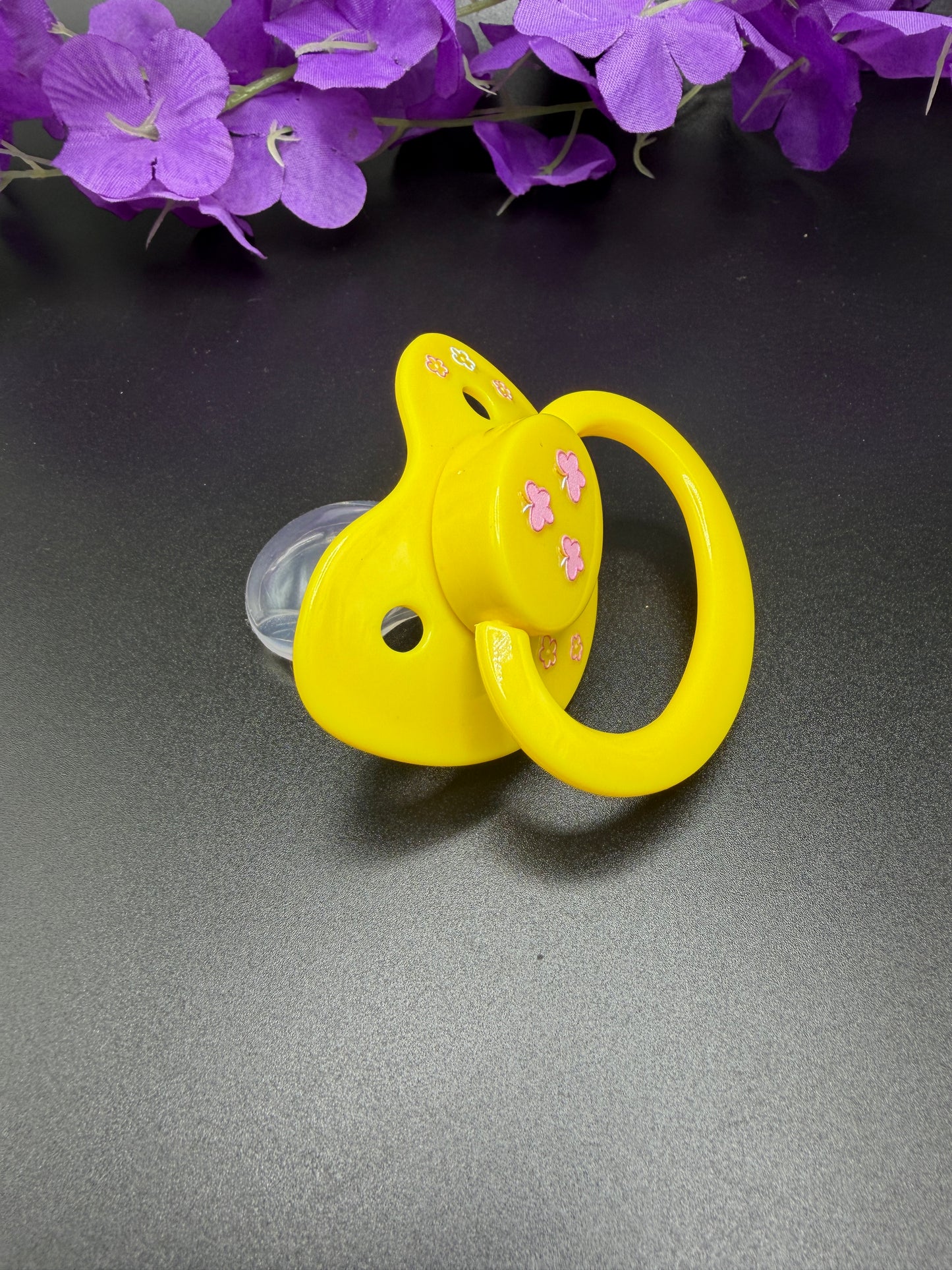 Glow In The Dark Adult Pacifier - Butterflies