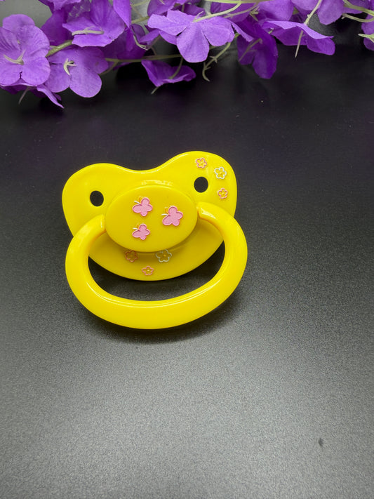 Glow In The Dark Adult Pacifier - Butterflies