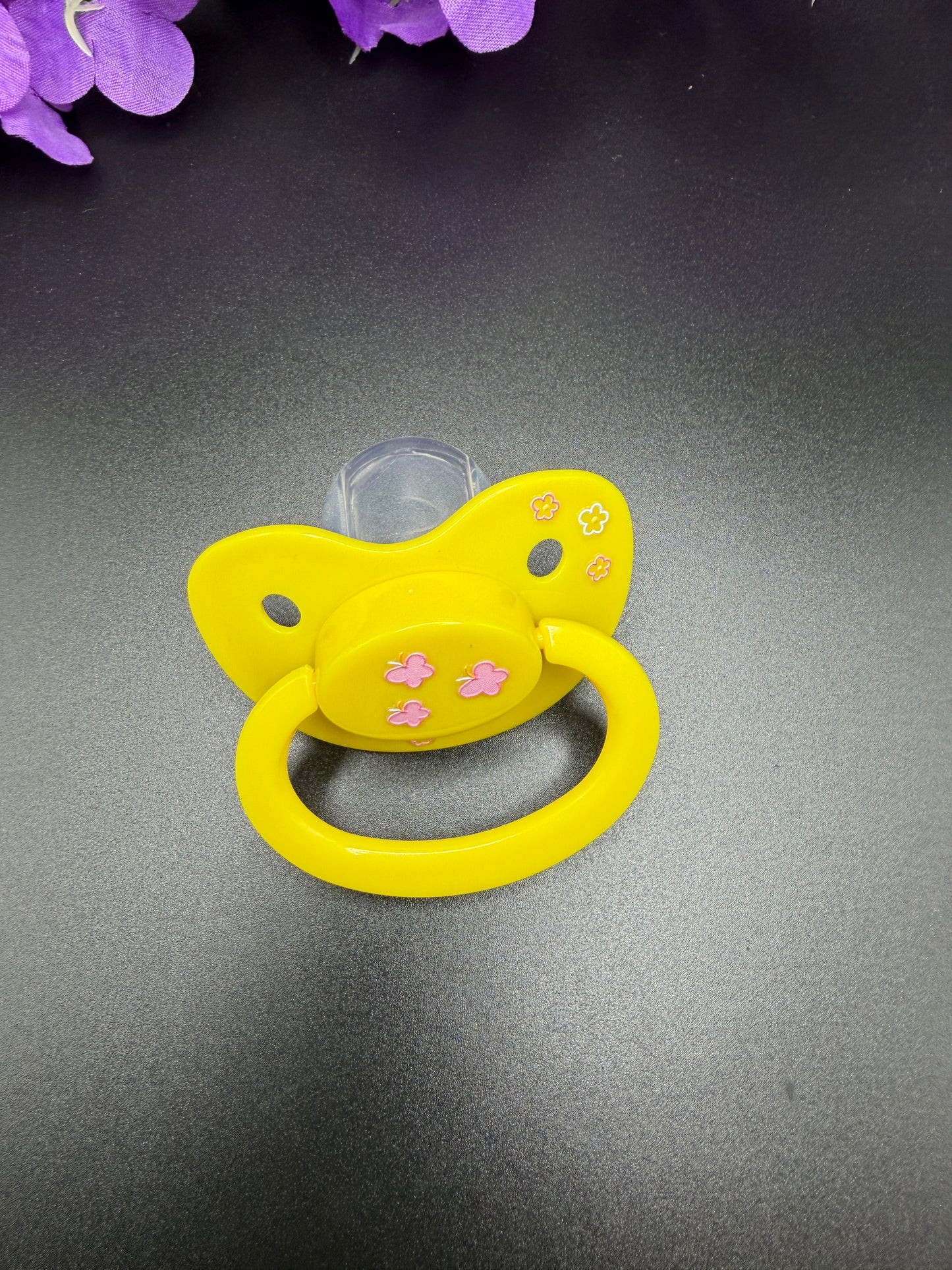 Glow In The Dark Adult Pacifier - Butterflies