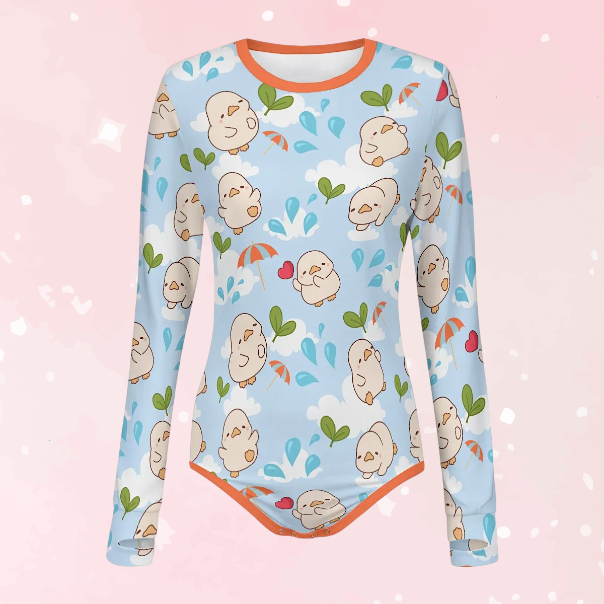 Chirpy Skies Long Sleeve CuddleSuit