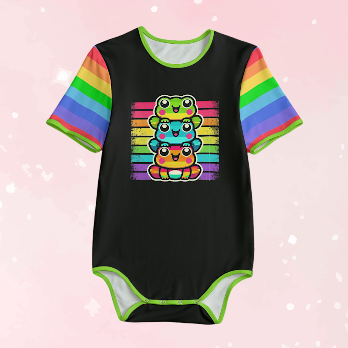Pride Kawaii Frog Adult Unisex SnappieSuit
