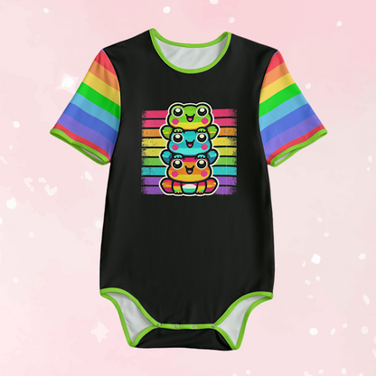Pride Kawaii Frog Adult Unisex SnappieSuit