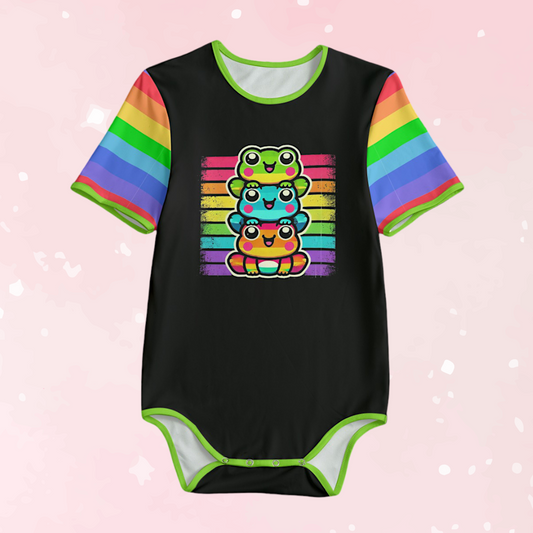 Pride Kawaii Frog Adult Unisex SnappieSuit