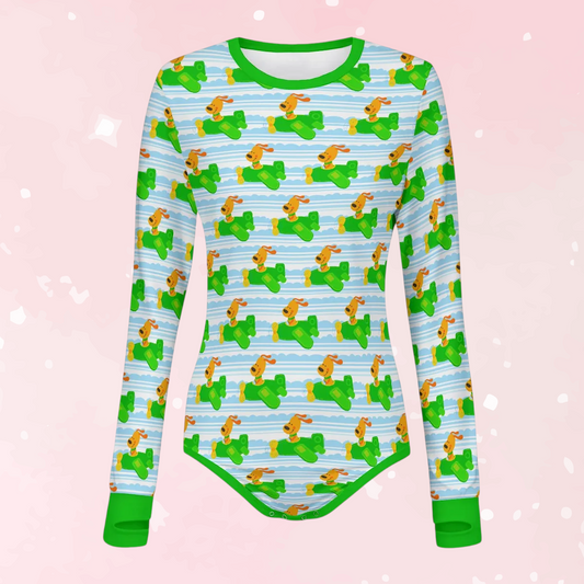 Sky Pup Adventure Long Sleeve CuddleSuit