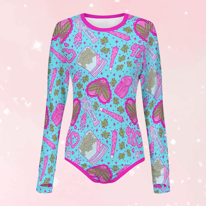 Blazed N’ Dazed Long Sleeve CuddleSuit