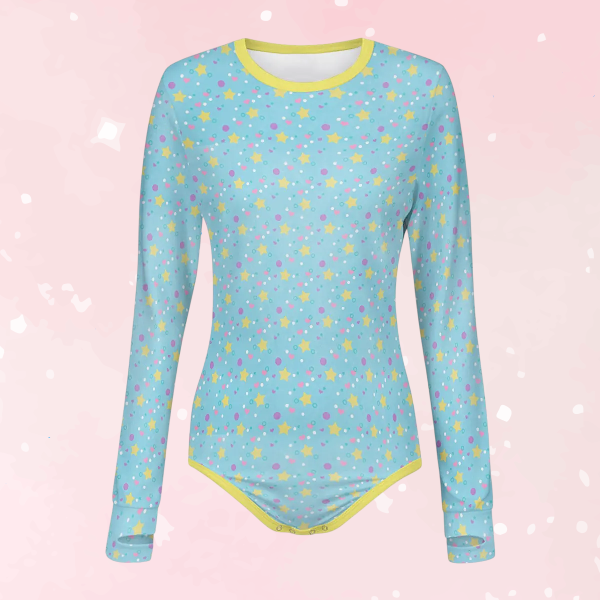 Dreamy Stars Long Sleeve CuddleSuit
