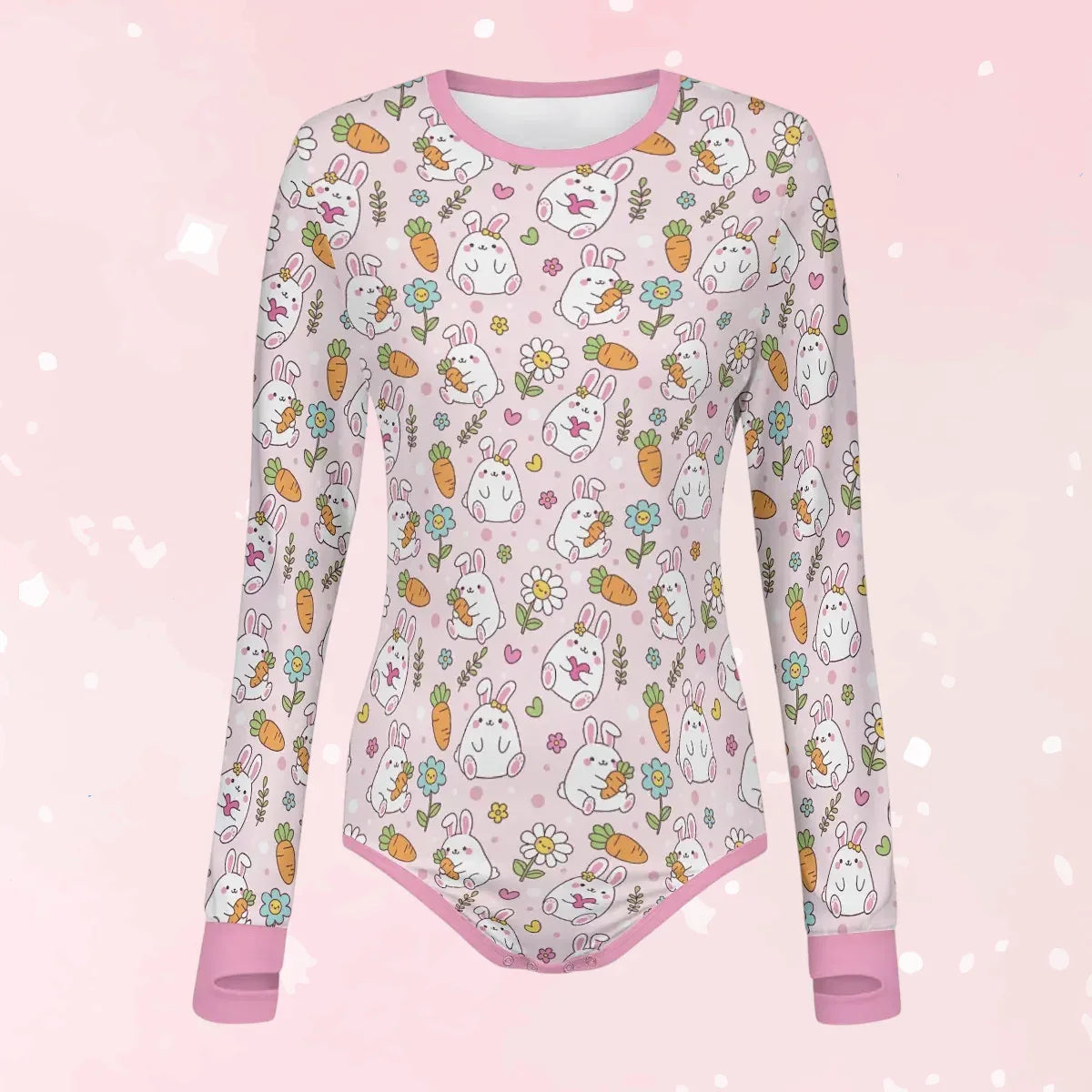 Baby Bunny Long Sleeve CuddleSuit