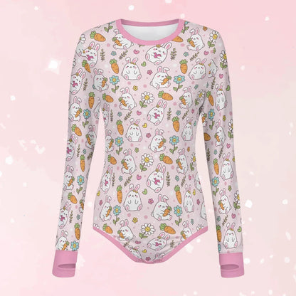 Baby Bunny Long Sleeve CuddleSuit