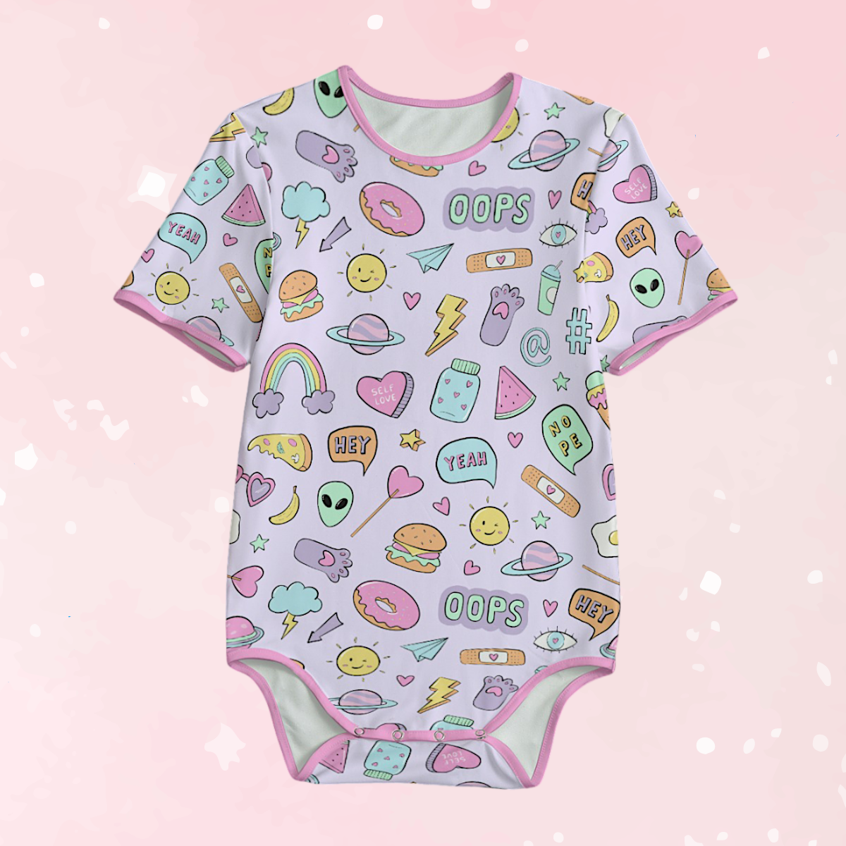 Y2K Galaxy Baby Adult Unisex CuddleSuit