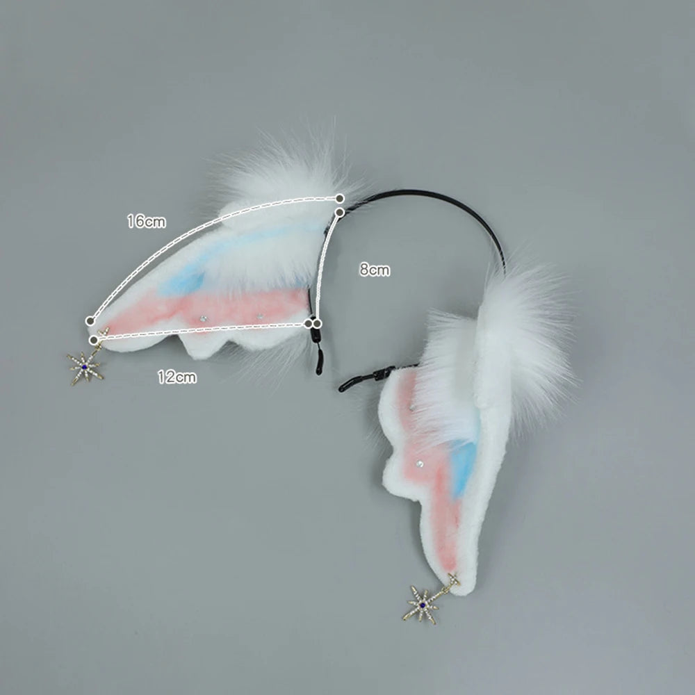 Kawaii Fantasy Animal Ears - Faux Fur Angel Wings Ears