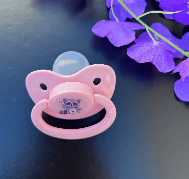 Diapered Raccoon Adult Pacifier