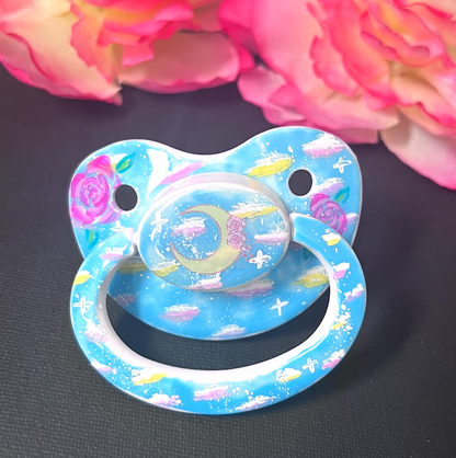 Hand Painted Adult Pacifier - Magic Color Change