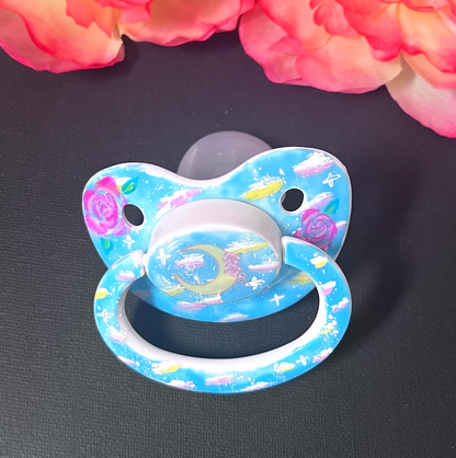 Hand Painted Adult Pacifier - Magic Color Change