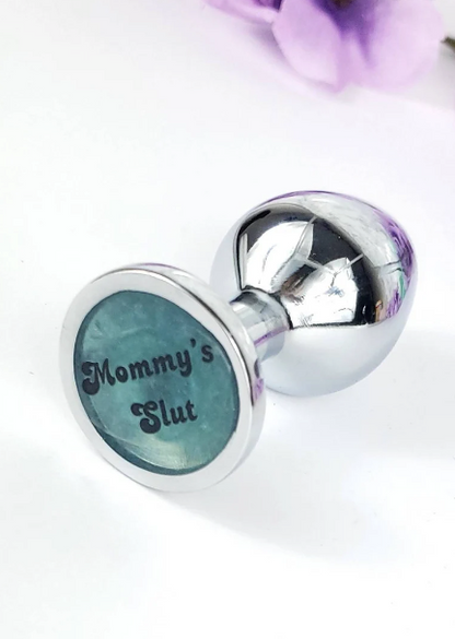 Mommy's Slut Butt Plug (Blue)