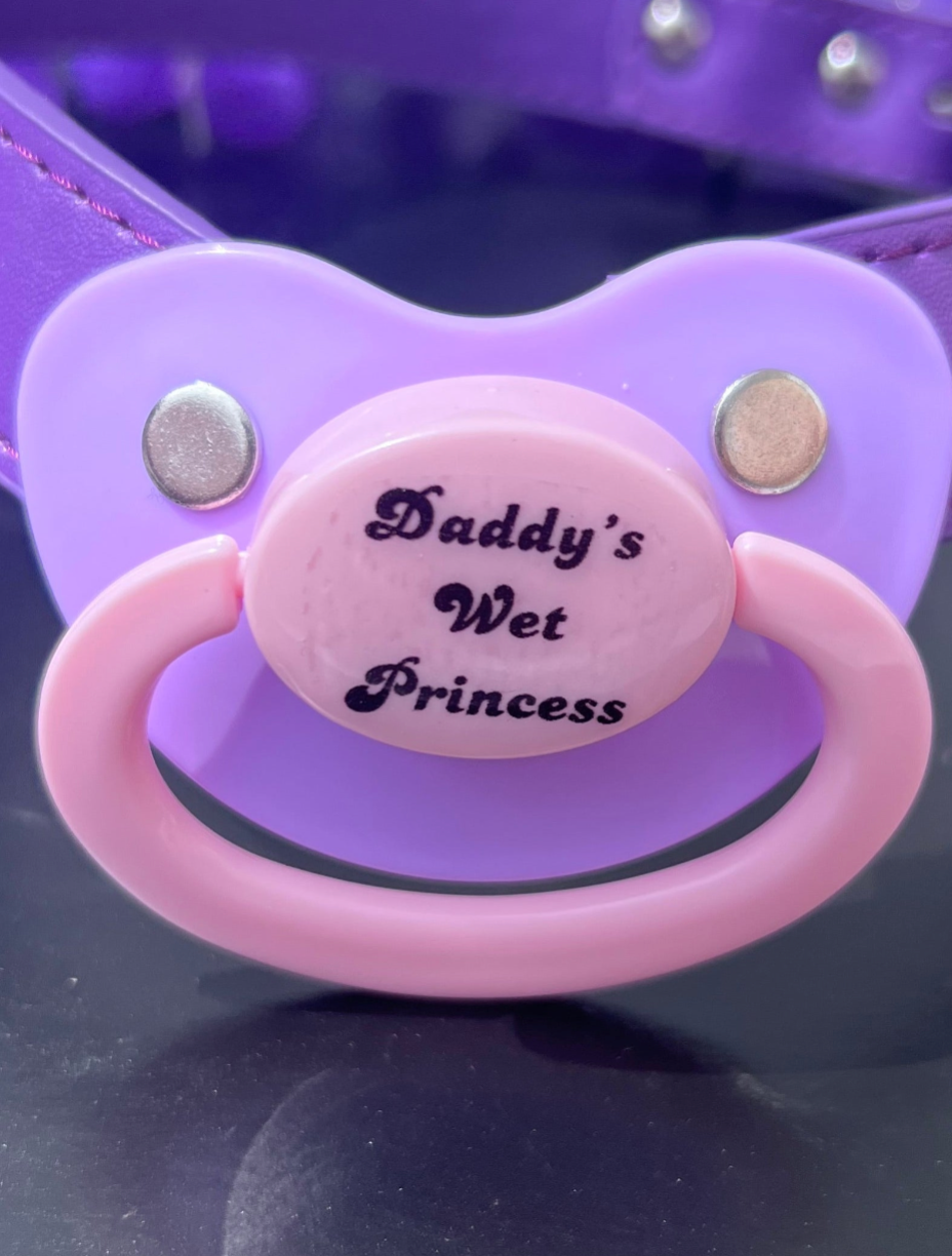 Daddy's Wet Princess Adult Pacifier