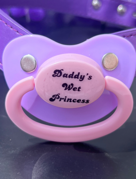 Daddy's Wet Princess Adult Pacifier