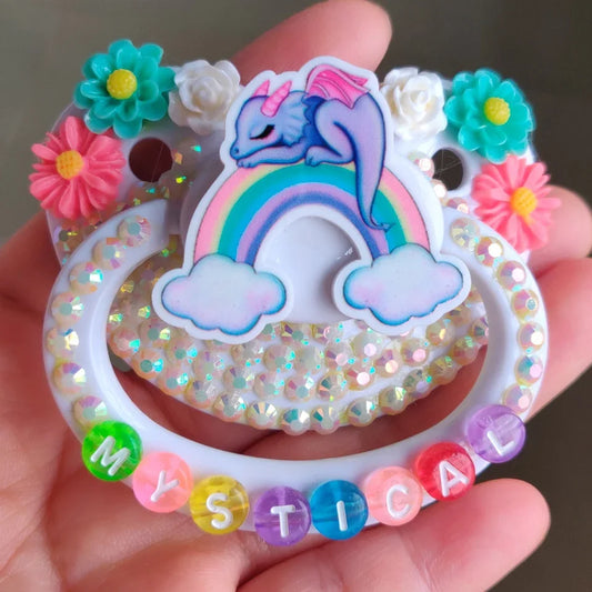 Mystical Dragon Adult Deco Beaded Pacifier