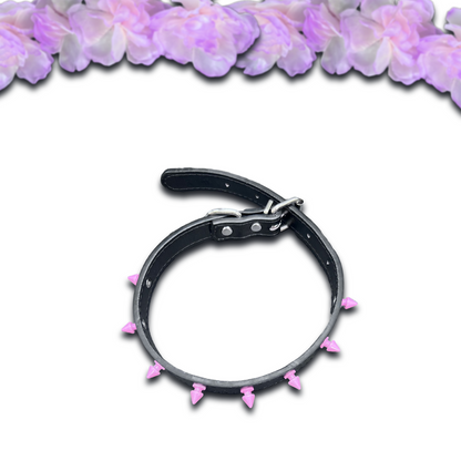 Pastel Goth Spiked Choker