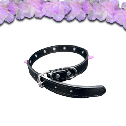 Pastel Goth Spiked Choker