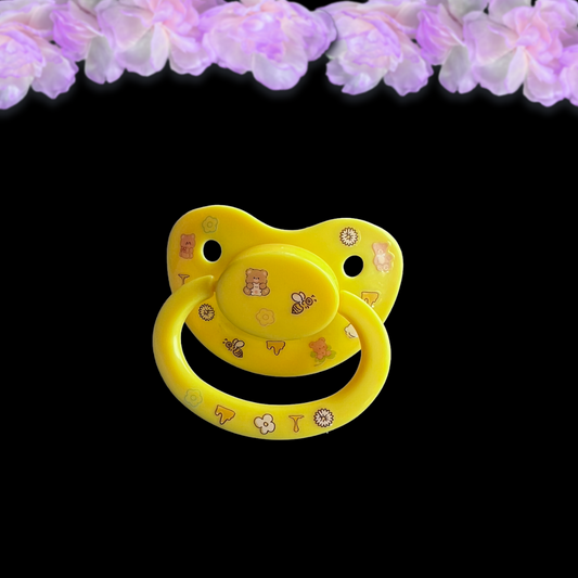 Adult Pacifier - Honey Bear and Bees