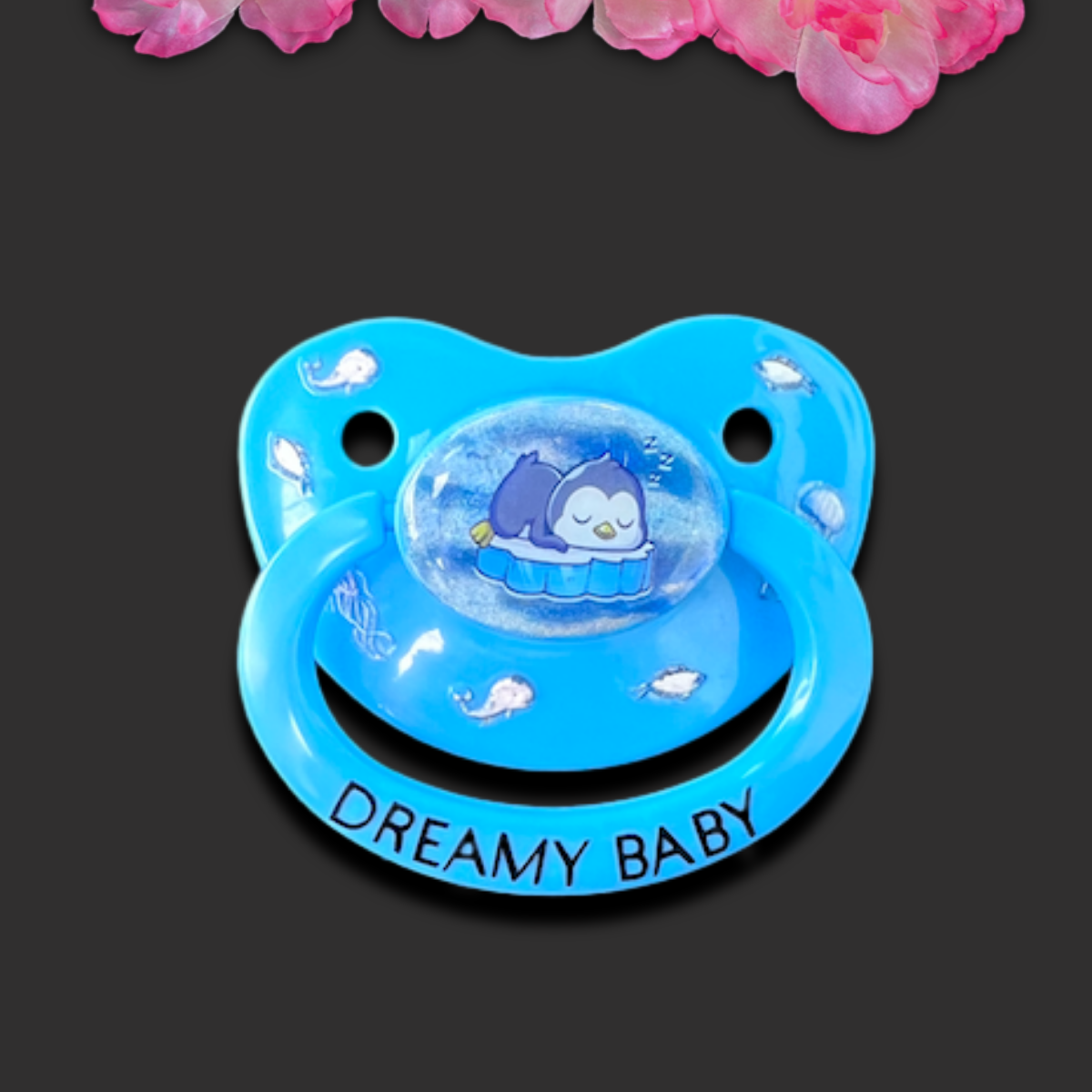 Penguin Deco Adult Pacifier