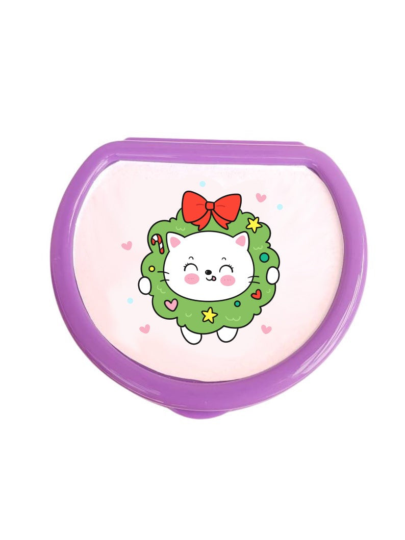 Cat Wreath Adult Pacifier Case – Cute Holiday Pacifier Gift Box