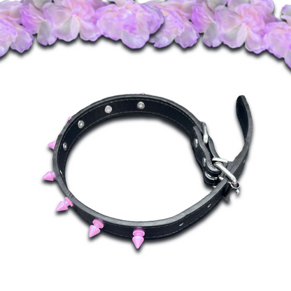 Pastel Goth Spiked Choker