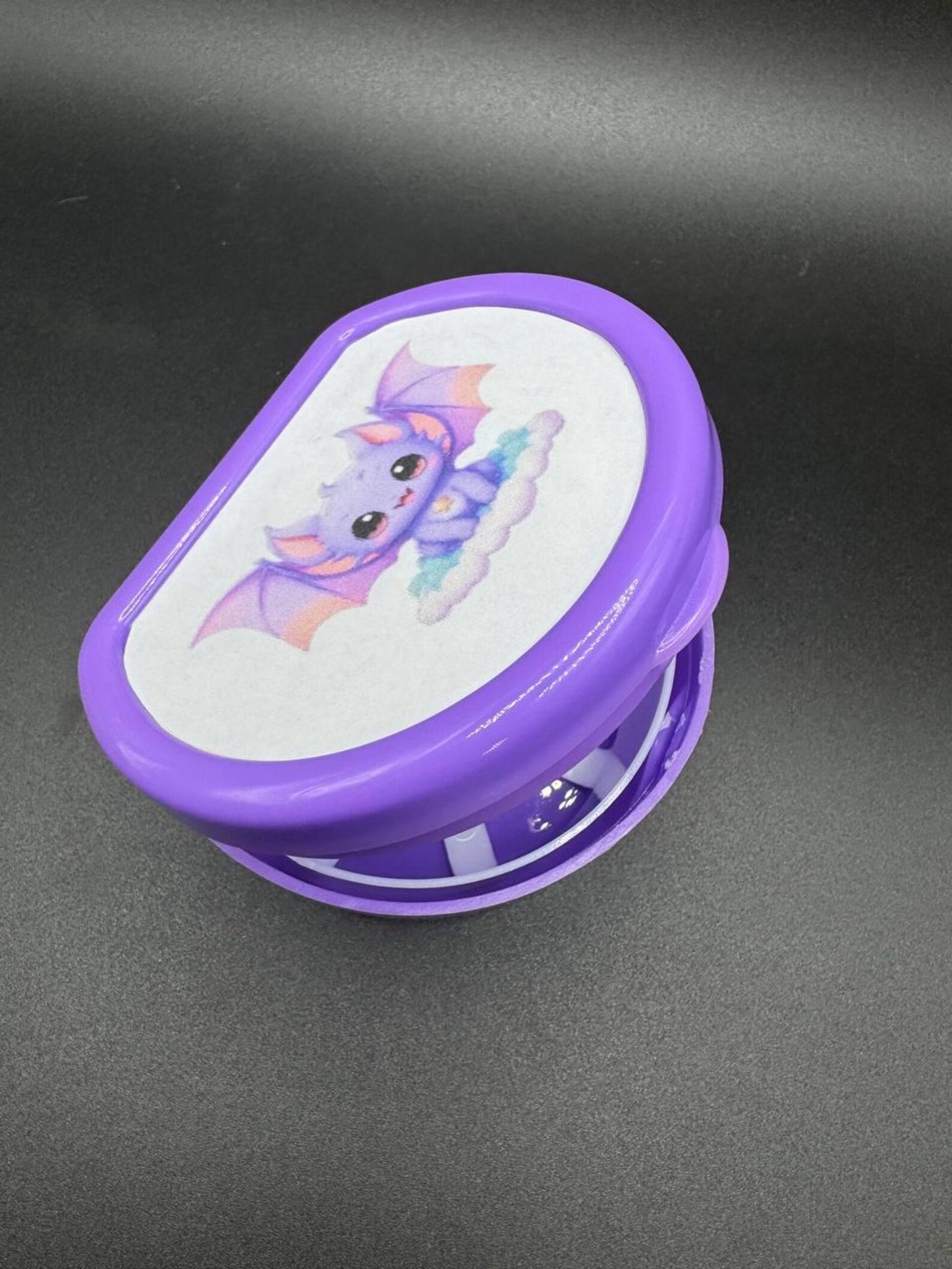 Travel-friendly kawaii bat pacifier case for adult use