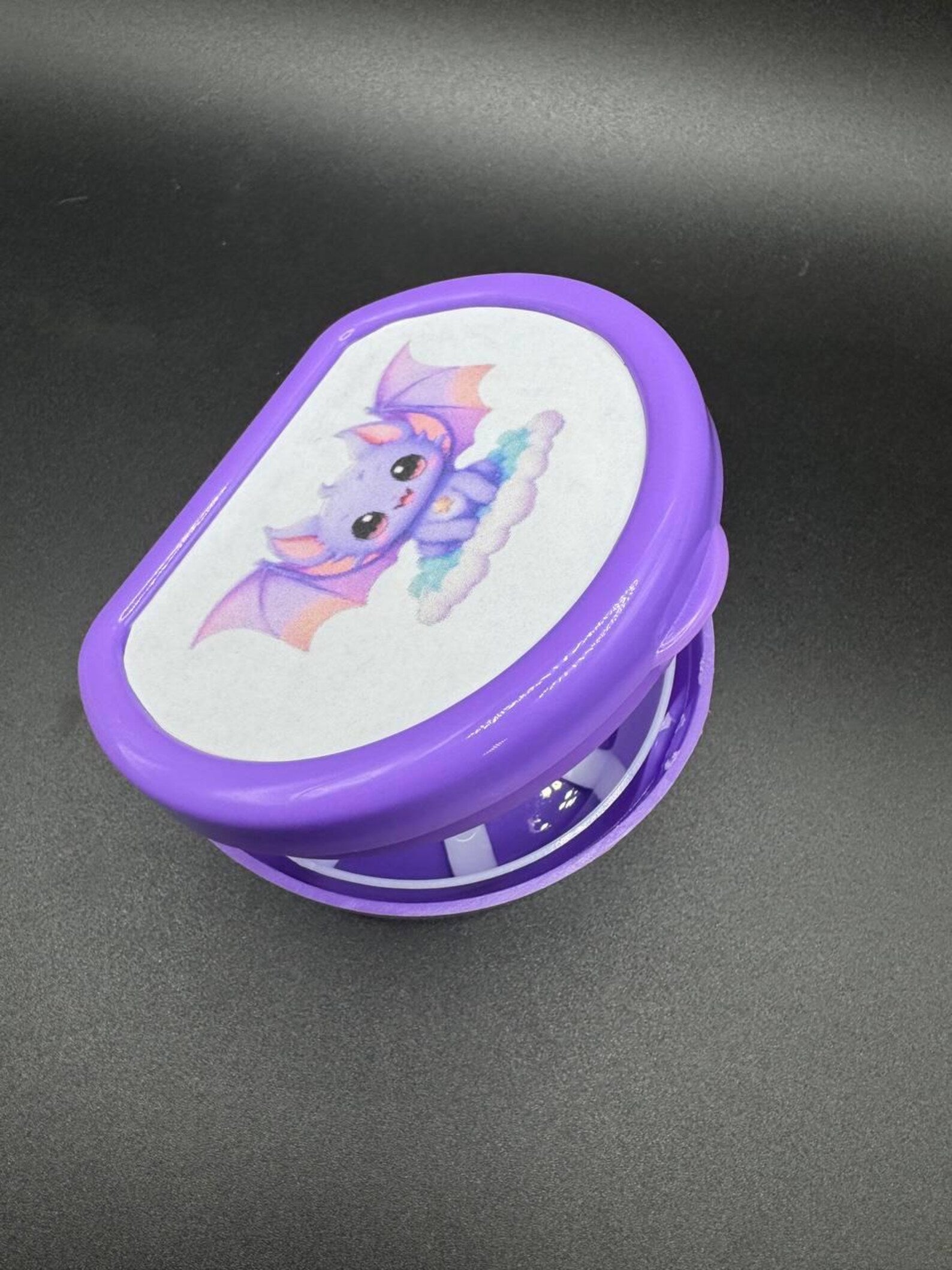 Travel-friendly kawaii bat pacifier case for adult use