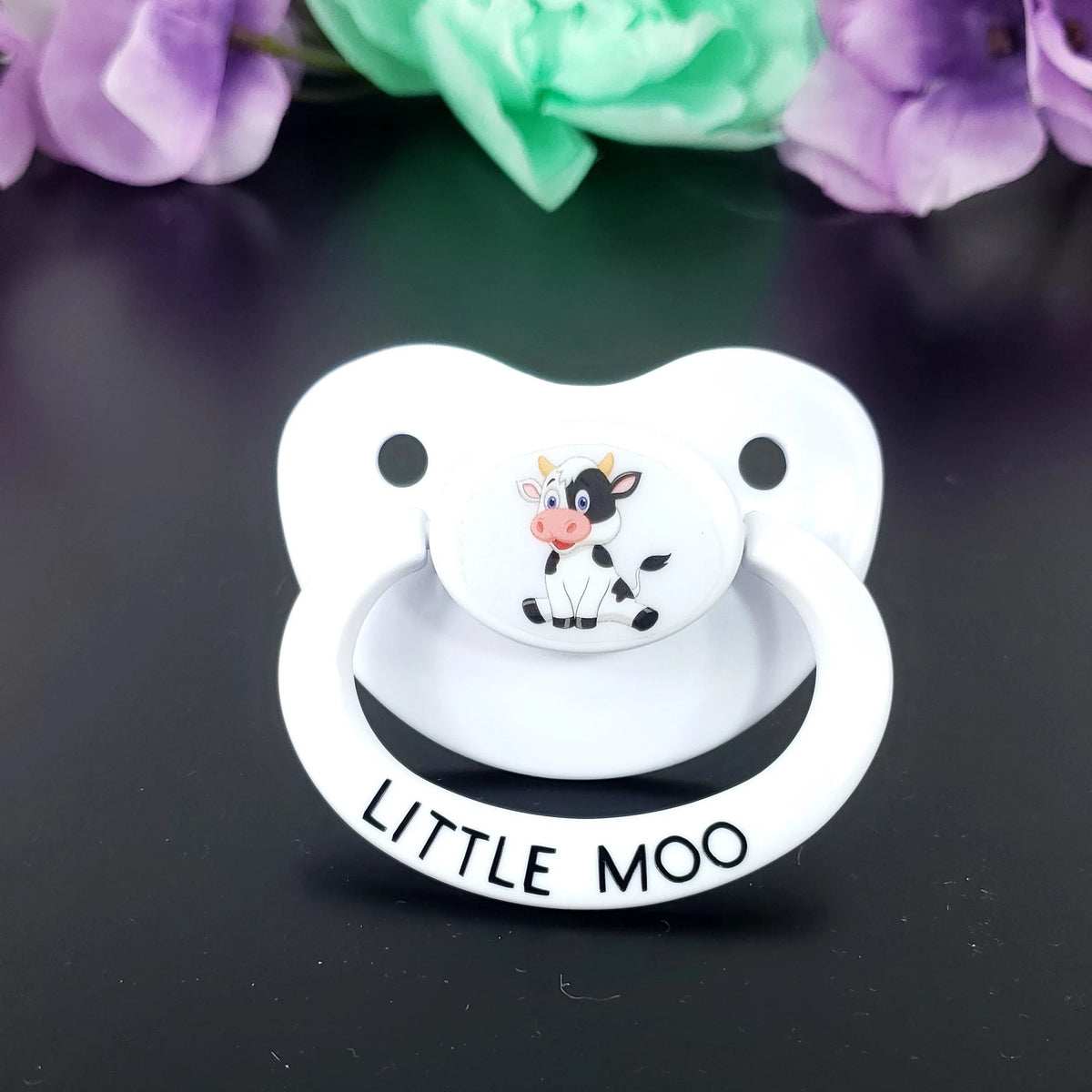 Cow Pattern Pacifier Baby Cow Adult Pacifier – Vixen's Hidden Desires™