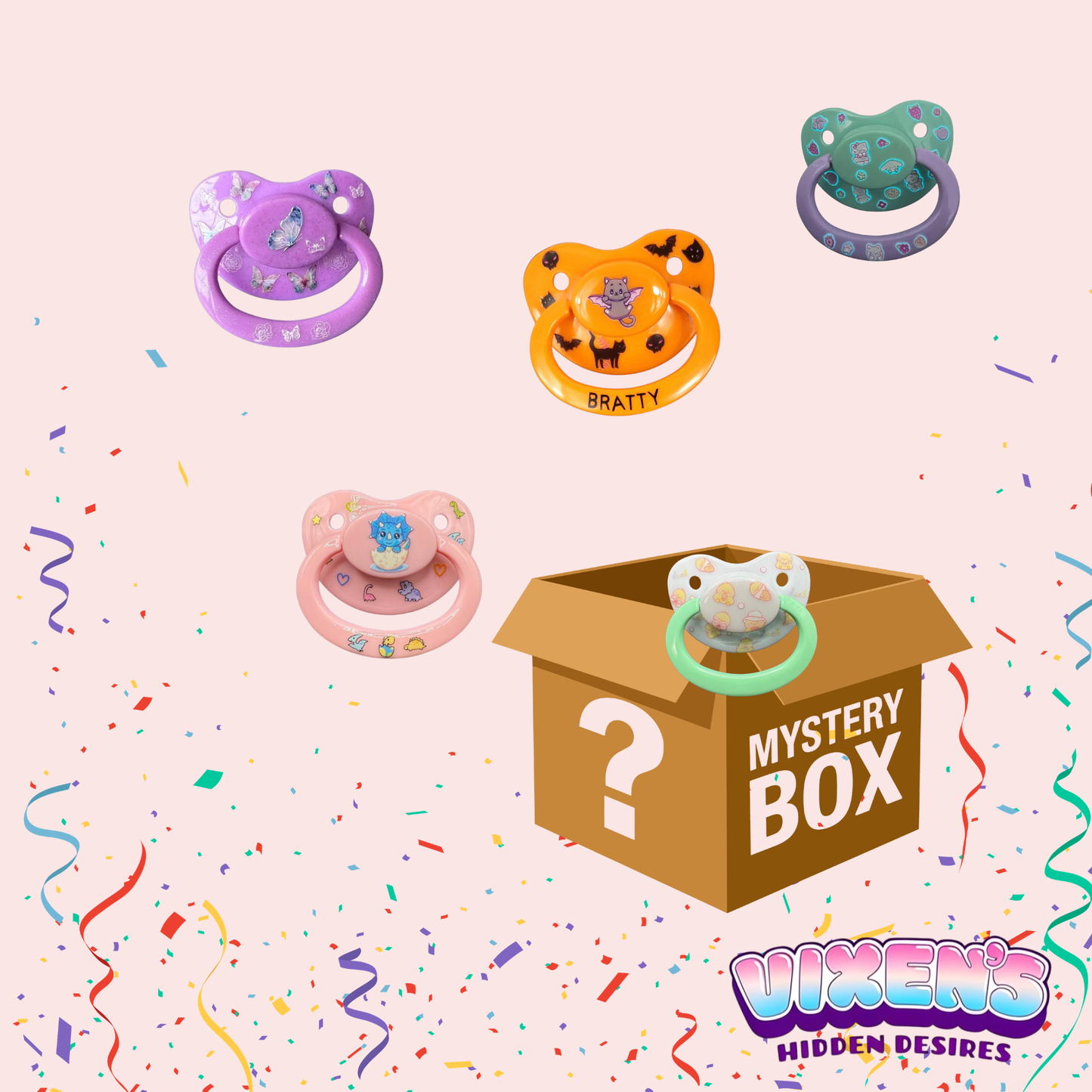 Mystery Deco Adult Pacifier