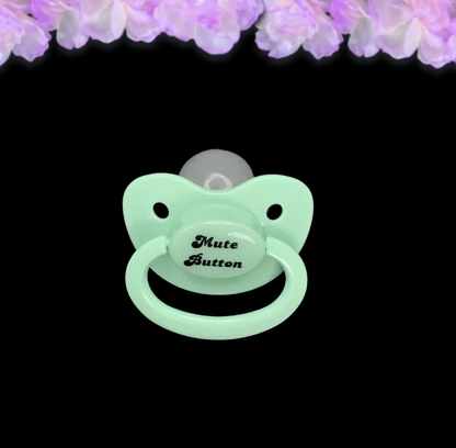 Mute Button Adult Pacifier