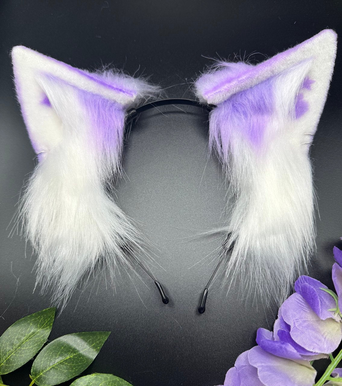 Purple Kitten Pet Play Animal Ears