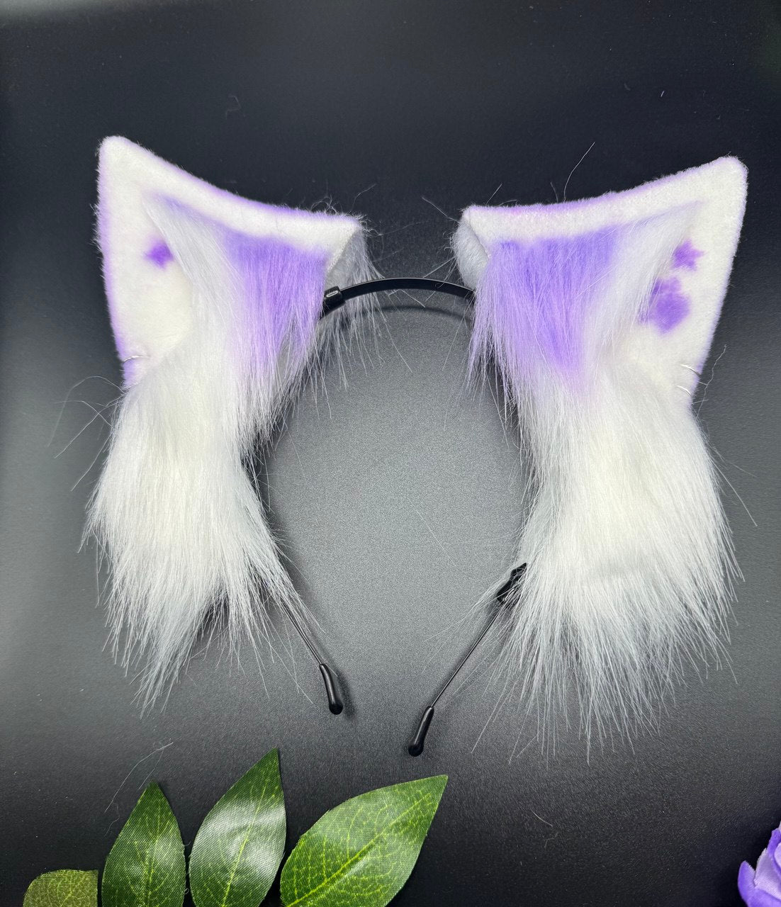 Purple Kitten Pet Play Animal Ears