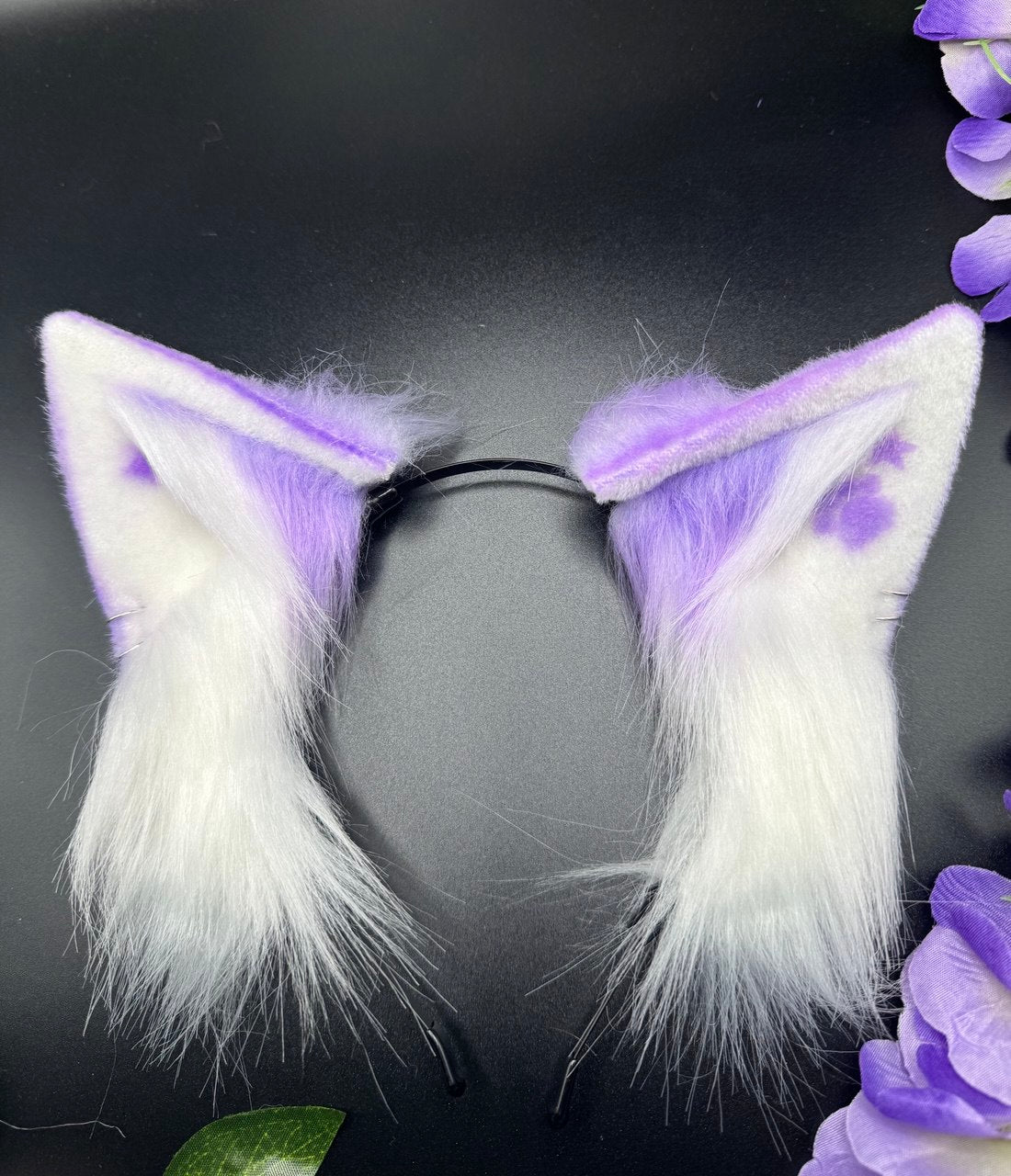 Purple Kitten Pet Play Animal Ears