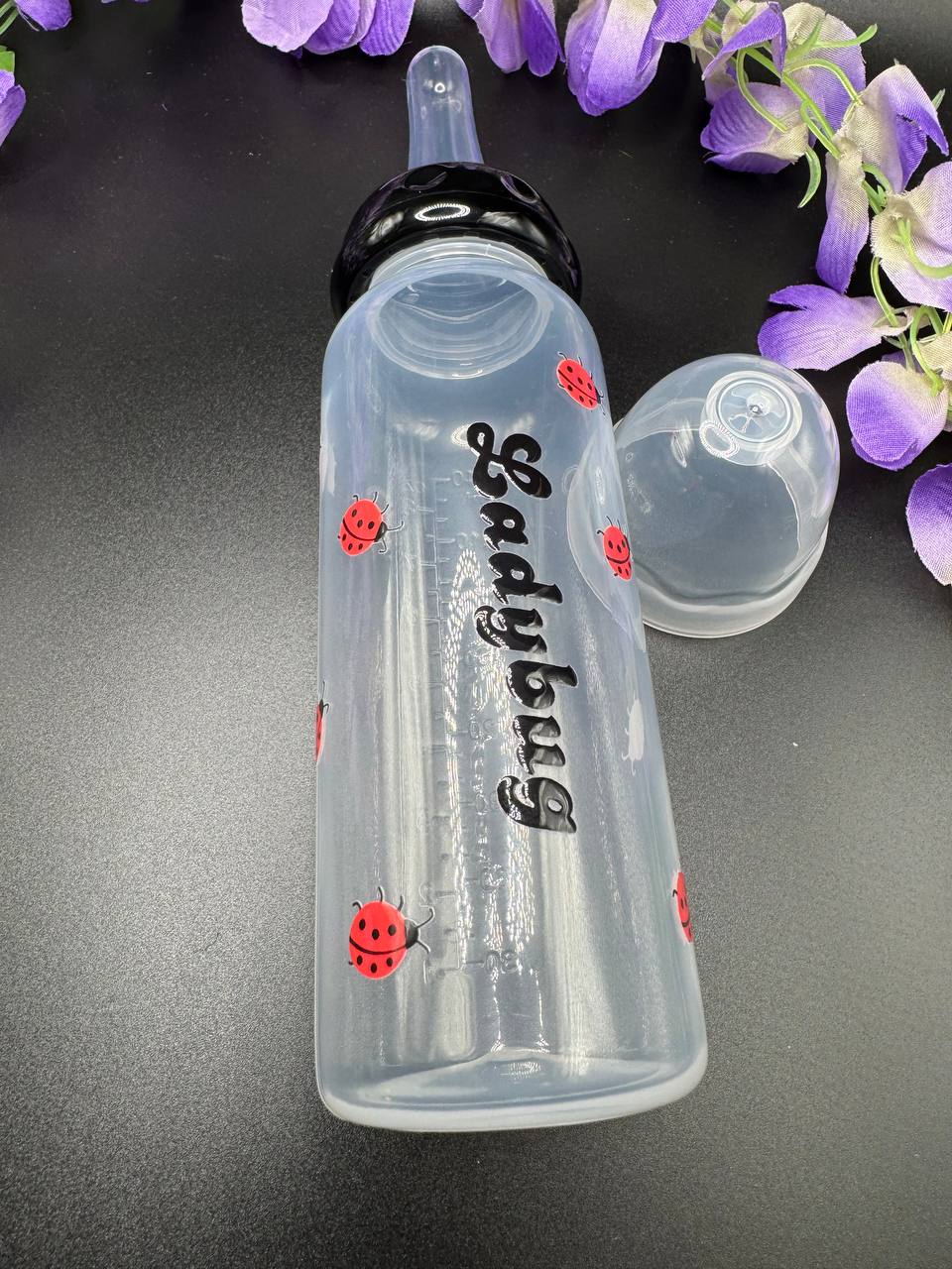 Adult Baby Bottle - 8 oz Lil Ladybug