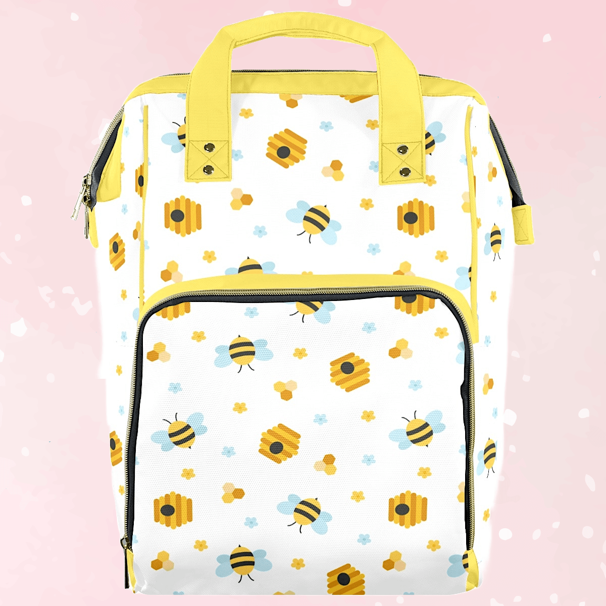 Honeybees Large Diaper Bag