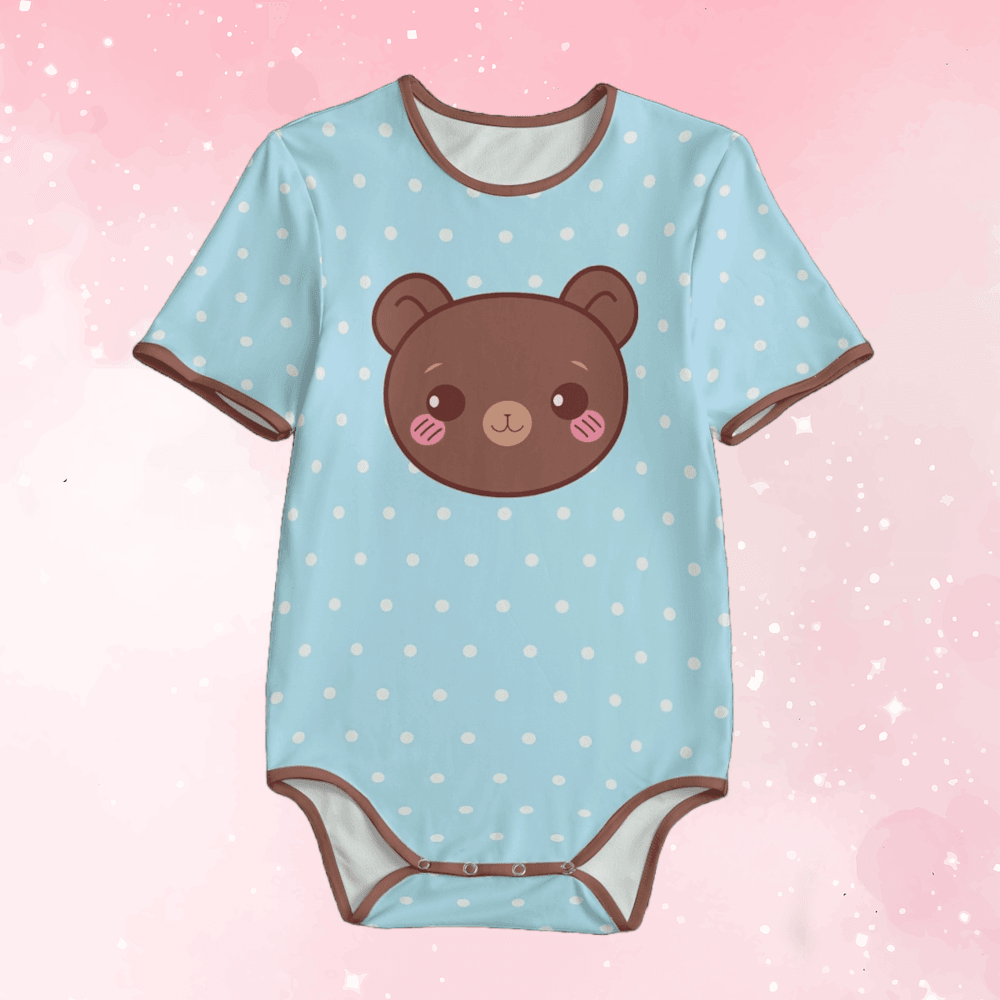 Blue Teddy Bear Adult Unisex CuddleSuit