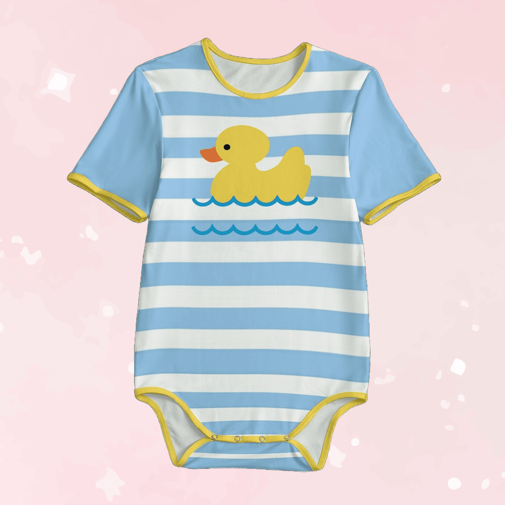 Blue Rubber Duckie Adult Unisex CuddleSuit