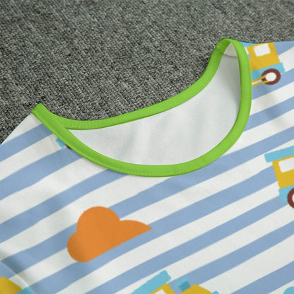 Choo-Choo Stripes Adult Unisex CuddleSuit