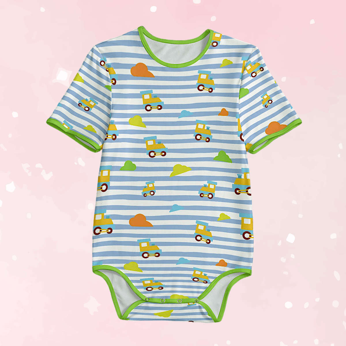 Choo-Choo Stripes Adult Unisex CuddleSuit