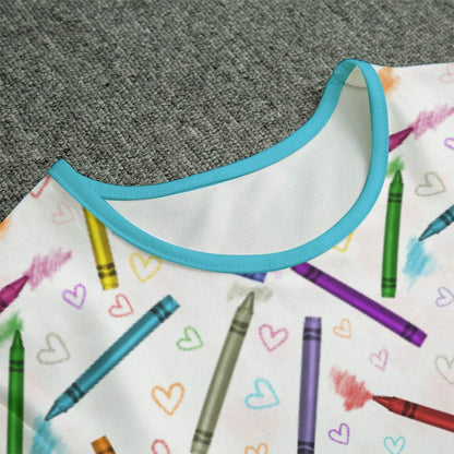 Coloring Crayons Adult Unisex CuddleSuit