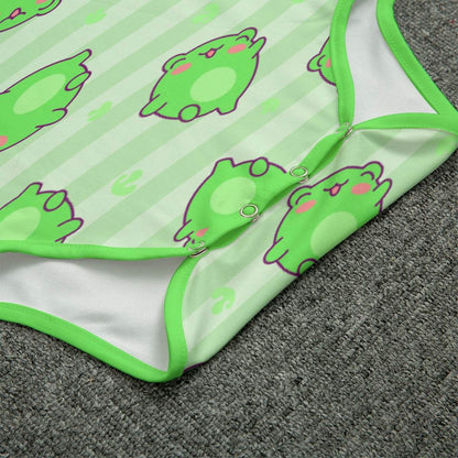 Leaping Froggie Adult Unisex CuddleSuit