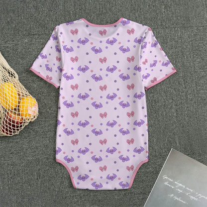 Pastel Spoopy Bats Adult Unisex CuddleSuit