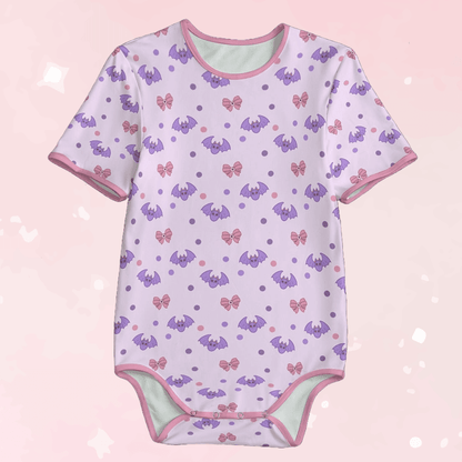 Pastel Spoopy Bats Adult Unisex CuddleSuit